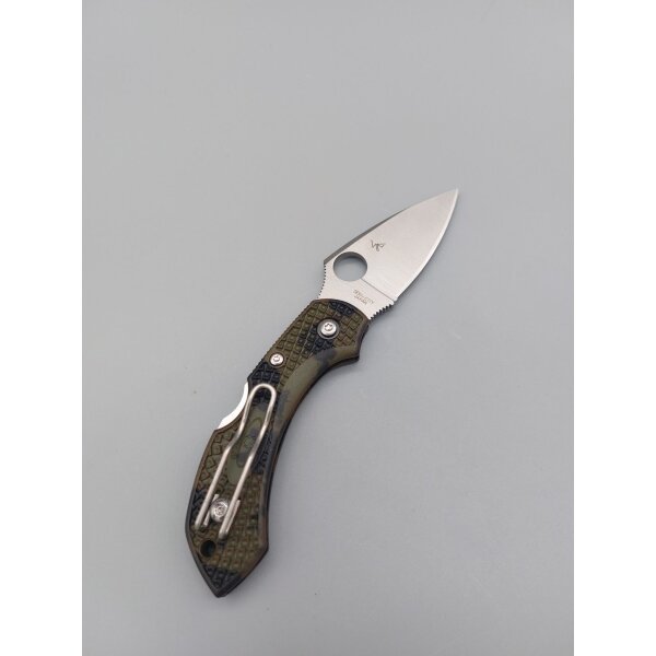 Spyderco Dragonfly 2 Lightweight Zome Green Camo Tarn Grün Military Camouflage VG-10 Stahl 01SP234