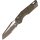Microtech MSI Ram-Lok Tri Grip DE PS Cerakote Beschichtung M390MK Stahl und Dark Earth Finish Polymer Griff Made in USA