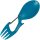 Kershaw Ration Eating Tool Teal Karabiner mit L&ouml;ffel Gabel Flaschen&ouml;ffner rostfrei Stainless Steel Blau blue