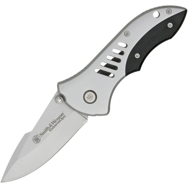 Smith &amp; Wesson Messer Extreme Ops Taschenmesser Metallgriff mit G10 SW5CP