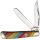 Rough Ryder Trapper Lollipop Series Regenbogen Slipjoint mit 2 Klingen Sammlerbox Rainbow Taschenmesser
