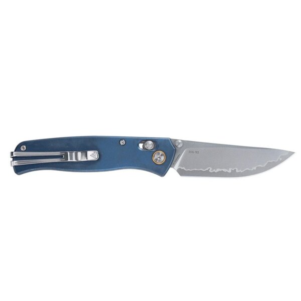 SRM Knives 255L-TE2 Medal Ambi Lock Folder TC4 Titangriff 140Cr Laminatstahl