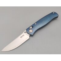 SRM Knives 255L-TE2 Medal Ambi Lock Folder TC4 Titangriff...