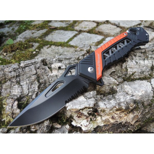 Smith & Wesson SABEL-O Rescue Knife Messer Rettungsmesser Glasbrecher