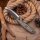Real Steel RSK Yak Scandi Grind Bushcraft Folder Green Micarta