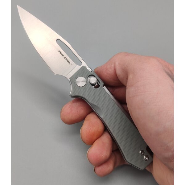 Real Steel RSK Vis Grey G10 12C27 Stahl