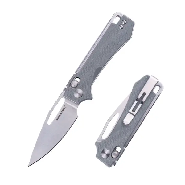 Real Steel RSK Vis Grey G10 12C27 Stahl