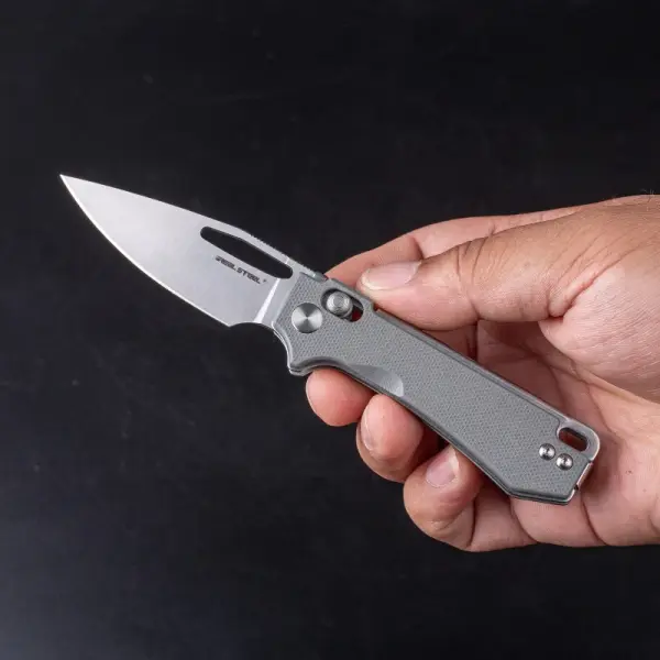 Real Steel RSK Vis Grey G10 12C27 Stahl