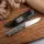 Real Steel RSK Black Thorn Green Micarta - K110 Stahl Lederscheide fixed feststehend