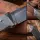 Real Steel RSK Black Thorn Green Micarta - K110 Stahl Lederscheide fixed feststehend