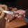 Real Steel RSK Black Thorn Natural Micarta - K110 Stahl Lederscheide
