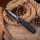 Real Steel RSK Yak Flat Grind Bushcraft Folder Black G10