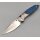 Real Steel RSK Hoeft Titanium & Blue Damascus G10 - S35VN Stahl