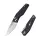 Real Steel RSK Spectrum satin / black G10 Nitro-V Stahl Button Lock