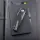 Real Steel RSK Spectrum satin / black G10 Nitro-V Stahl Button Lock