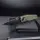 Real Steel RSK Spectrum PVD black / OD Green G10 Nitro-V Stahl Button Lock