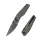 Real Steel RSK Spectrum PVD black / OD Green G10 Nitro-V Stahl Button Lock
