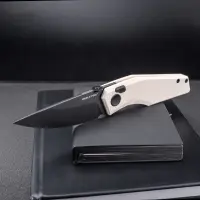 Real Steel RSK Spectrum PVD black / Ivory G10 Nitro-V...