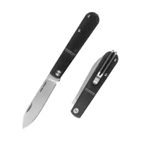 Real Steel RSK Real Barlow RB-1 Drop Point Clip mit Gabel...