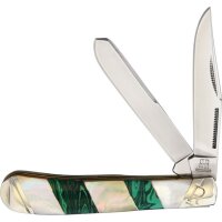 Rough Ryder Stoneworx Trapper mit Malachit Stein und...