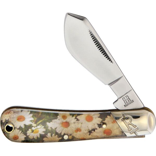 Rough Ryder Small Cotton Sampler Daisy Messer Slipjoint 440 Stahl und Blumengriff RR2091
