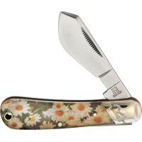 Rough Ryder Small Cotton Sampler Daisy Messer Slipjoint...