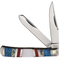 Rough Ryder Stoneworx Trapper mit Perlmut und Steinmix...