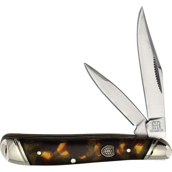 Rough Ryder Peanut Imitation Tortoise Slipjoint Shell Schildkrötenimitat RR2448