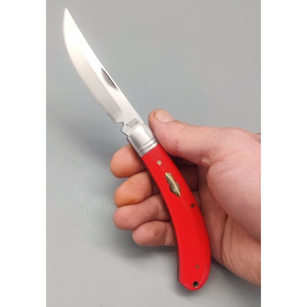 Rough Ryder Messer Large Bow Trapper red Micarta rot Slipjoint Taschenmesser RR2455