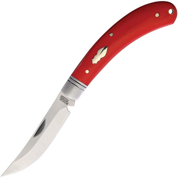 Rough Ryder Messer Large Bow Trapper red Micarta rot Slipjoint Taschenmesser RR2455