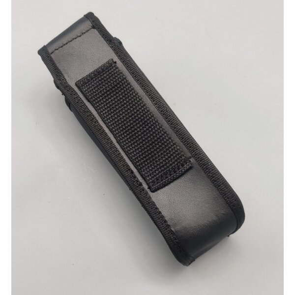 Lederetui groß für große Taschenmesser mit Nylon Band zur Befestigung am Gürtel oä Länge ca 14cm Breite ca 4cm SH1226