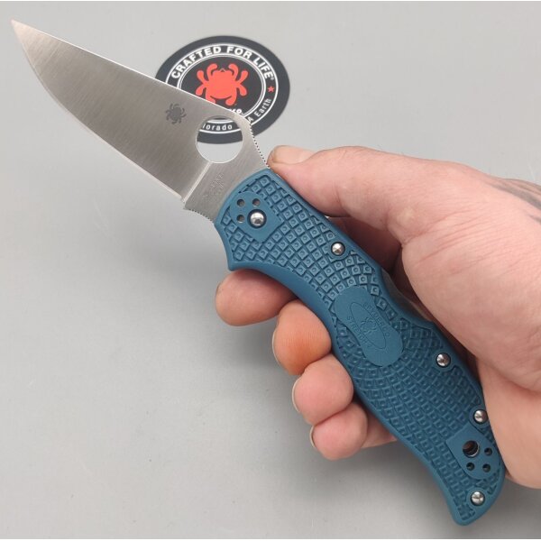 Spyderco Stretch 2 Lightweight K390 Blue Blau 01SP1142