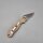 Spyderco Para 3 Brown Braun Canvas Micarta CPM Cru-Wear Stahl PlainEdge 01SP1263