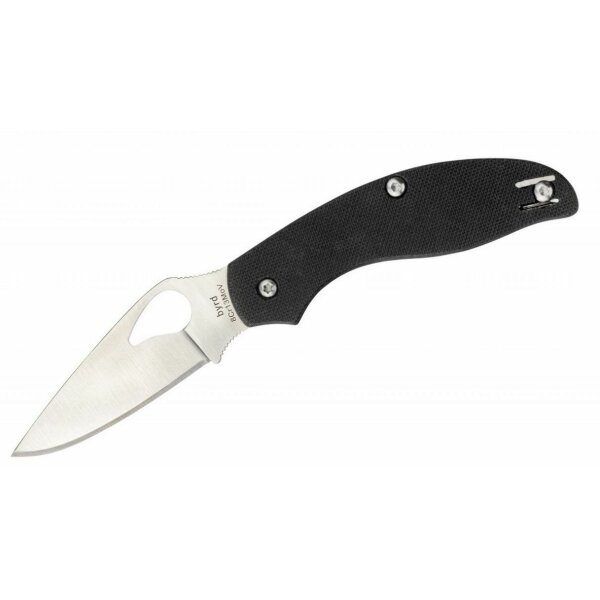 Byrd Spyderco Tern 8Cr13MoV Stahl G10 Schwarz black 01SP2300GP
