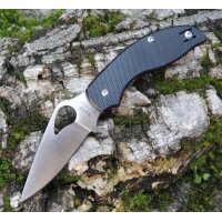 Byrd Spyderco Tern 8Cr13MoV Stahl G10 Schwarz black...