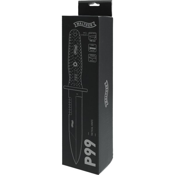 Walther P99 Tactical Knife 440C Stahl Kraton Griff