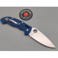 Spyderco Manix 2 XL Cobalt Blue Blau CPM-SPY27 Stahl Ball...
