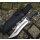 S-TEC BLACK BOWIE Messer Outdoormesser Fahrtenmesser G10 Griff Nylonscheide