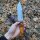 J&V Forester Knives Anubis 1.4116 Stahl Haya stabilisierte Pappel Premium Holzgriff inkl. Lederscheide braun Handmade