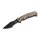Böker Plus Micro Tracker Folder 154CM Stahl Micarta Braun Beige 01BP0002