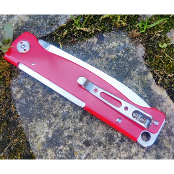 Böker Plus Atlas Red Slipjoint 12C27 Stahl Edelstahl Griff 01BP0013