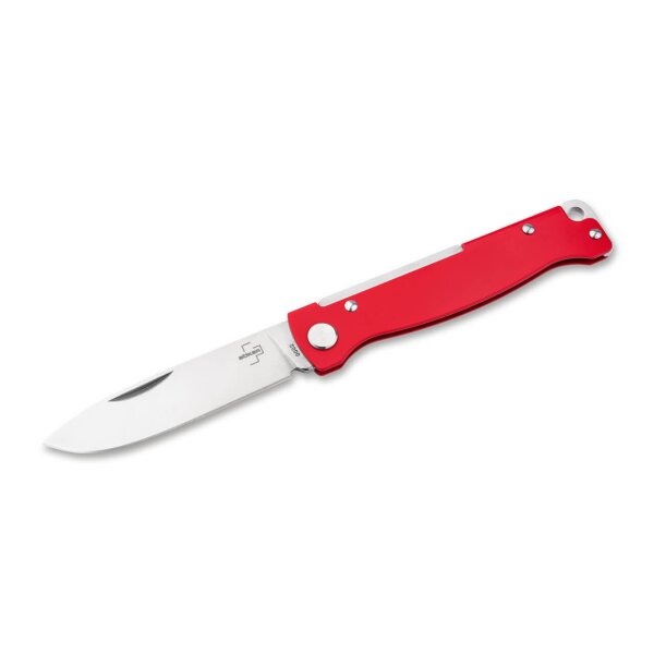 Böker Plus Atlas Red Slipjoint 12C27 Stahl Edelstahl Griff 01BP0013