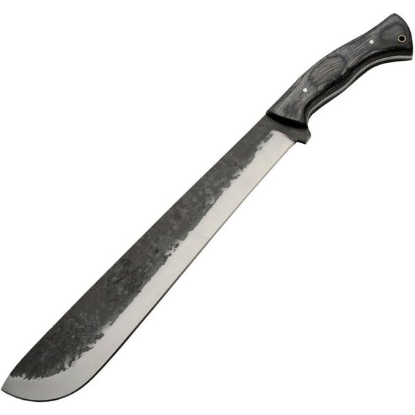 Rite Edge MACHETE Carbonstahl Pakkaholzgriff Buschmesser Hackmesser mit Lederscheide