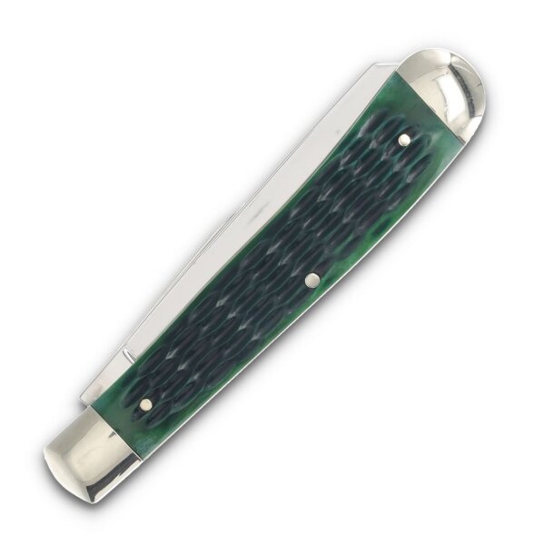Böker Boker Tree Brand Traditional Series 2.0 Green Jigged Bone grüner Knochen Trapper Folding Knife Taschenmesser USA only