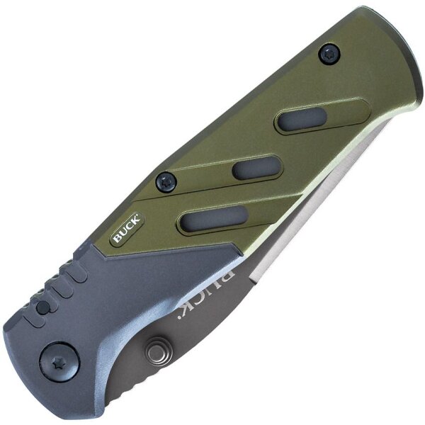 Buck Knives Trekker XLT Linerlock Taschenmesser Messer Serrations Titanium coated Aluminiumgriff BU736GRX