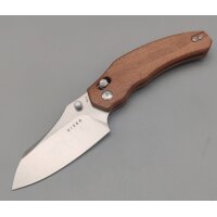Kizer Bulldog Nitro-V Mkuruti Holz Clutch Lock Folder