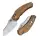 Kizer Bulldog Nitro-V Mkuruti Holz Clutch Lock Folder