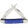 Rough Ryder Blue Mule Muskrat Taschenmesser Blau Doppelklinge G10 Rough Rider