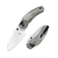 Kizer Bulldog 154CM  Micarta Clutch Lock Folder
