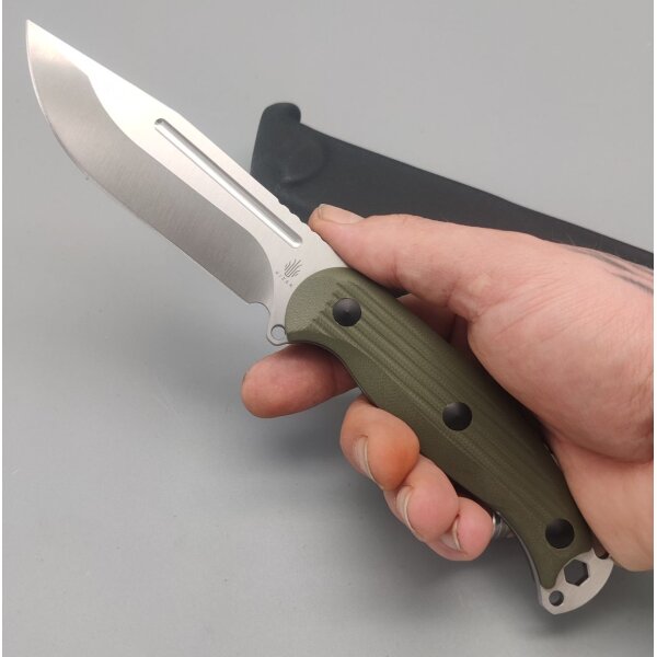 Kizer Ursa Major AEB-L G10 Olive Green Fixed Blade